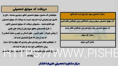 مشاور رایگان کنکور استاد علیرضا افشار
