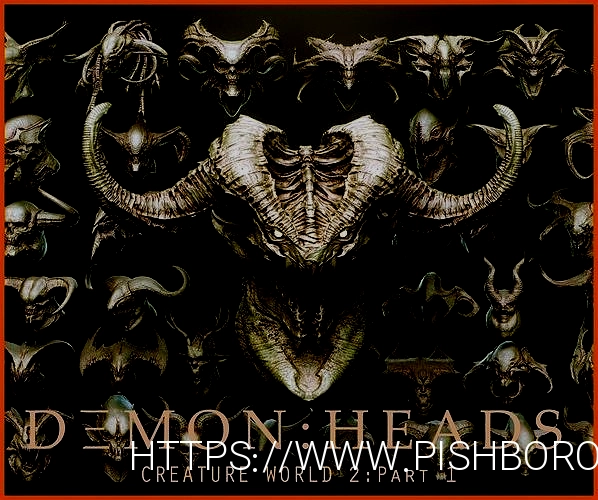 DEMON part one 52 Heads with Blendshapes
